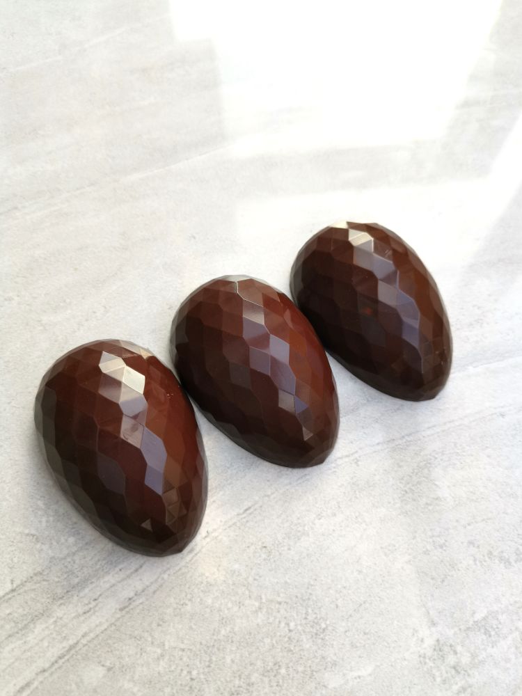 Gjutform för choklad, NO: 555, 58 g, 8 st/form