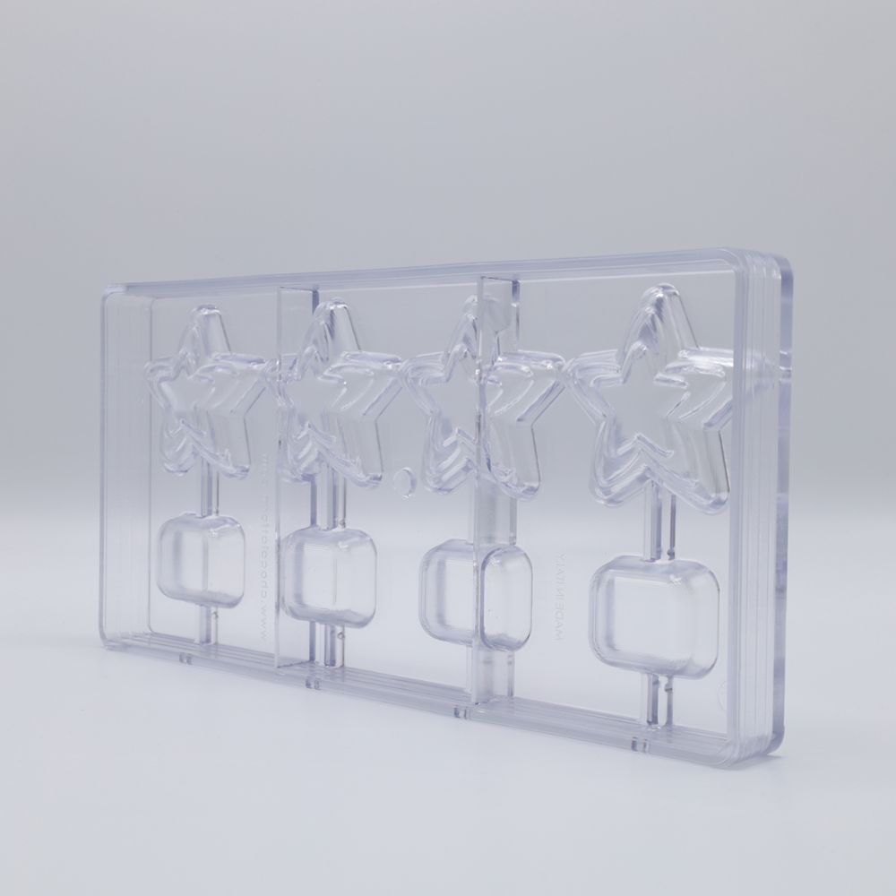 Gjutform för klubba, CF1105, stjärna, 23 g, 4 st/form