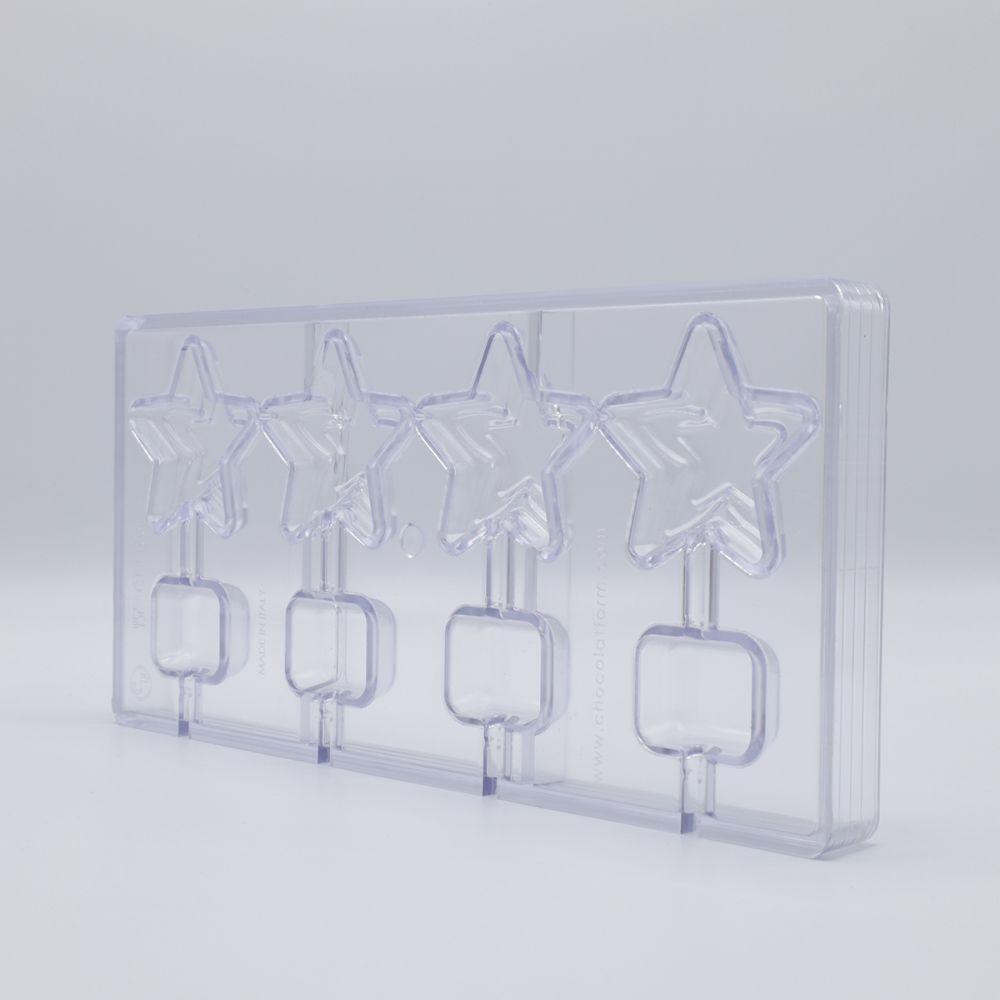 Gjutform för klubba, CF1105, stjärna, 23 g, 4 st/form