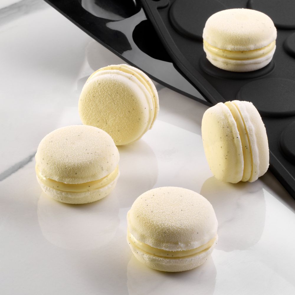 Pavoni, Pavoflex, PX3227, 300x175 mm, Kit Mini Macaron, d: 40 mm, h: 25 mm, 18 st/form