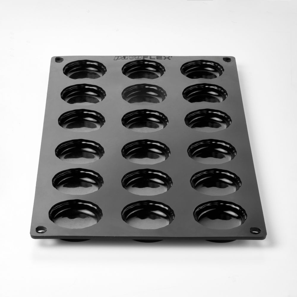 Pavoni, Pavoflex, PX3227, 300x175 mm, Kit Mini Macaron, d: 40 mm, h: 25 mm, 18 st/form