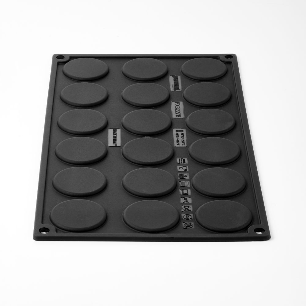 Pavoni, Pavoflex, PX3227, 300x175 mm, Kit Mini Macaron, d: 40 mm, h: 25 mm, 18 st/form