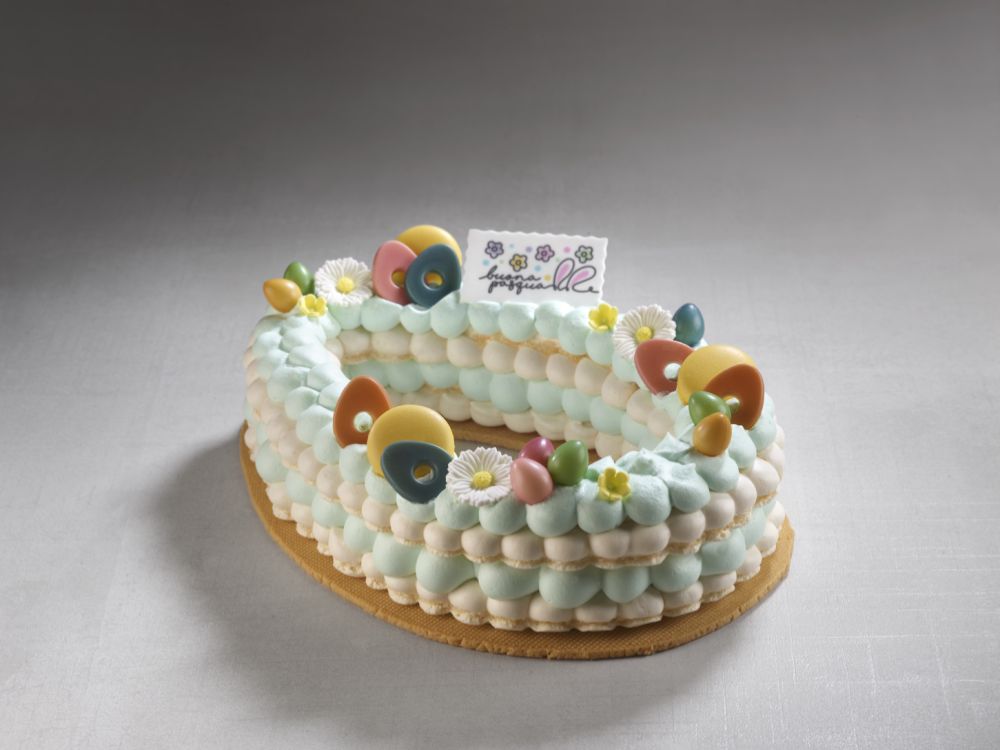 Chokladdekor, ägg, vit choklad, 27x35 mm (72 st)