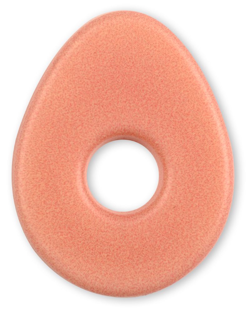 Chokladdekor, ägg, vit choklad, 27x35 mm (72 st)