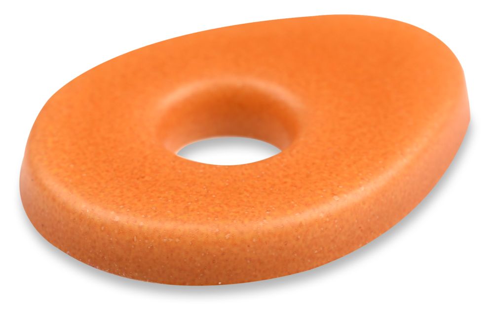 Chokladdekor, ägg, vit choklad, 27x35 mm (72 st)