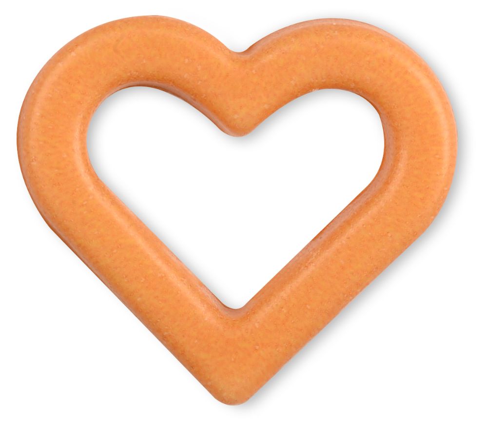 Chokladdekor, hjärta, vit choklad, 34x30 mm (72 st)