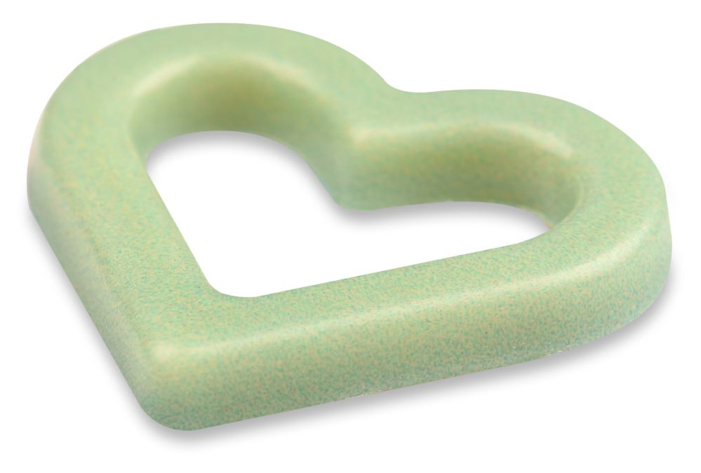 Chokladdekor, hjärta, vit choklad, 34x30 mm (72 st)