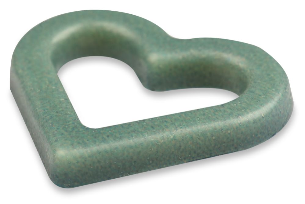 Chokladdekor, hjärta, vit choklad, 34x30 mm (72 st)