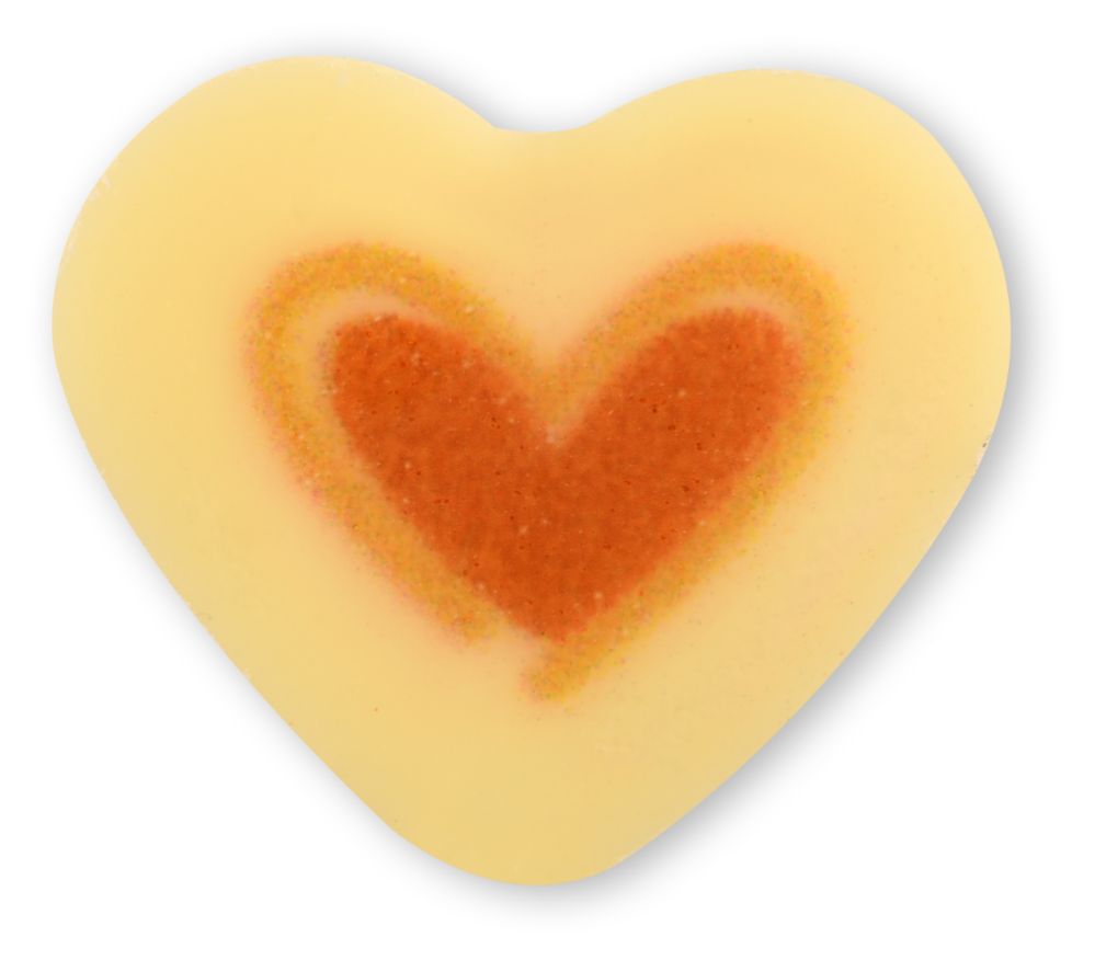 Chokladdekor, minihjärta, vit choklad, 16x15 mm (216 st)