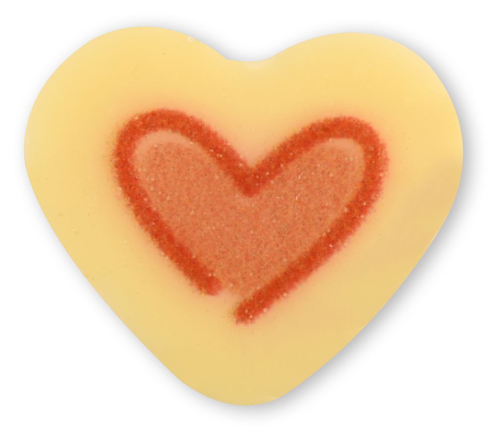 Chokladdekor, minihjärta, vit choklad, 16x15 mm (216 st)