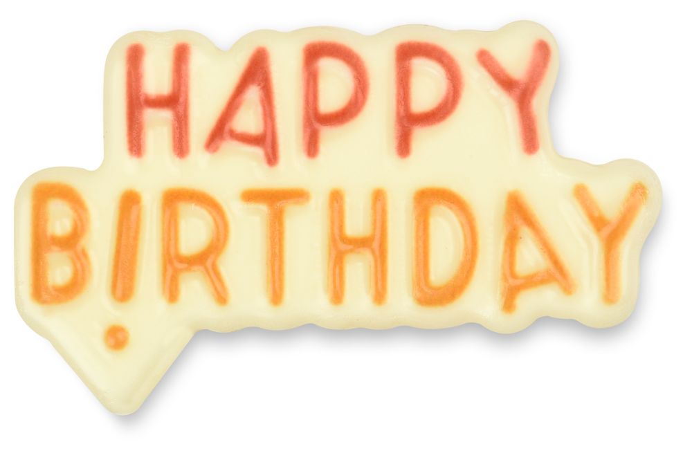 Dekor, Happy Birthday, 62x37 mm (48 st)