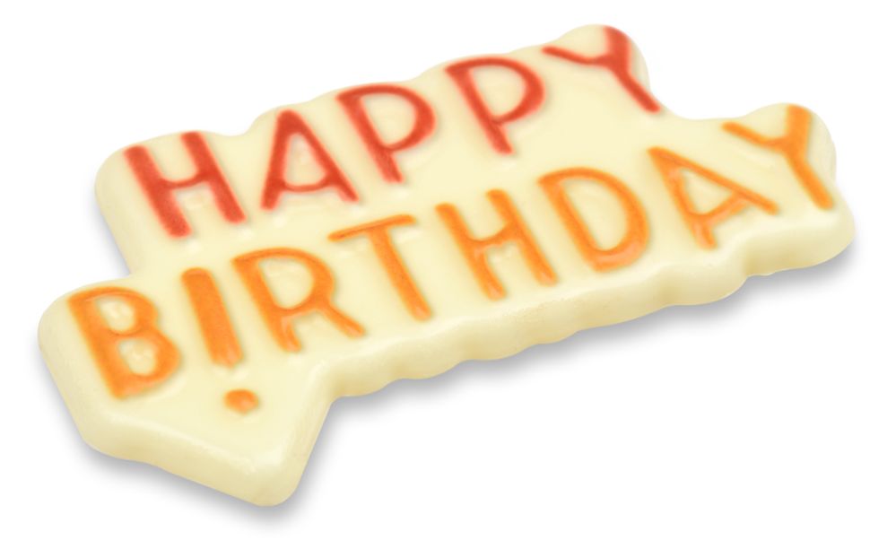 Dekor, Happy Birthday, 62x37 mm (48 st)