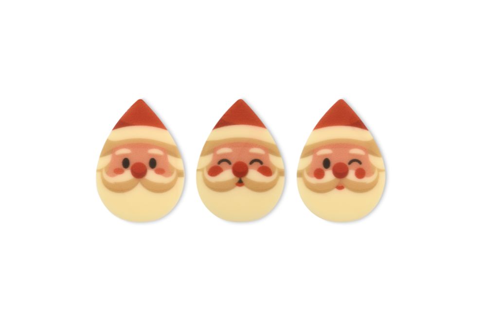 Chokladdekor, tomte, 40x28 mm (90 st)