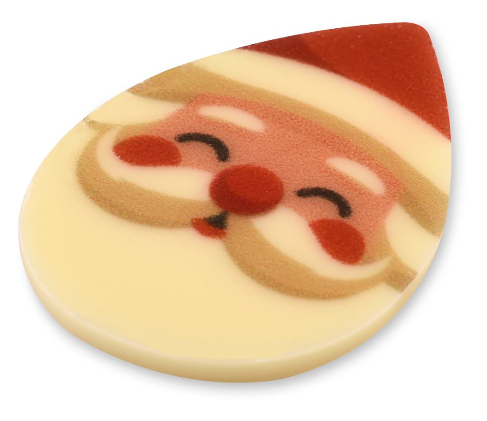 Chokladdekor, tomte, 40x28 mm (90 st)