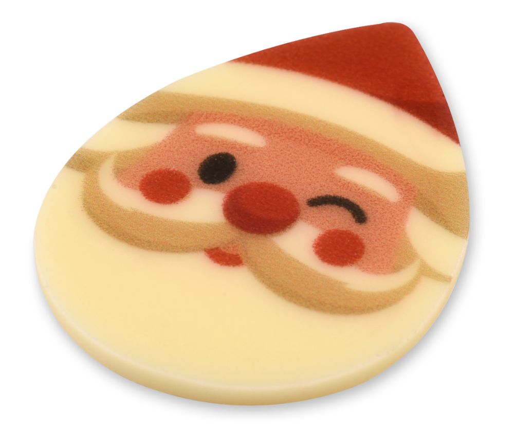 Chokladdekor, tomte, 40x28 mm (90 st)