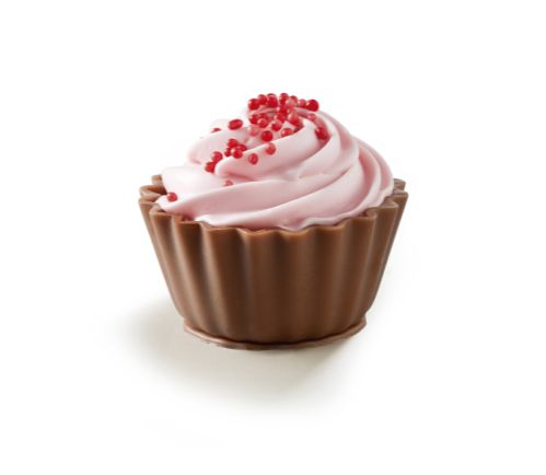 Pralin, Cupcake, Jordgubbsfondant, 1650 g (ca 84 st)