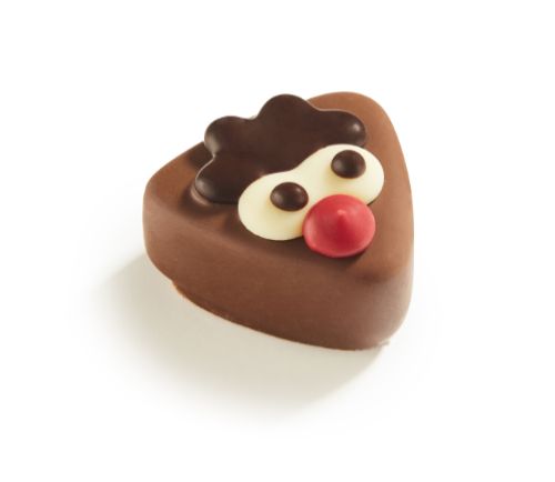 Pralin, Rudolph, vit chokladcreme med vanilj, 1000 g (ca 64 st)