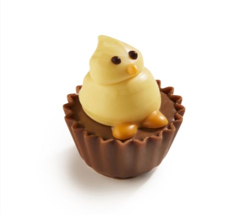 Pralin, Cupcake, Chicken, hasselnötspraliné, ca 1098 g (60 st)