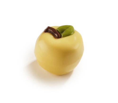 Pralin, gult äpple, créme brulée-ganache, 1740 g (ca 116 st)