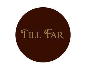 Chokladdekor, rund, mörk choklad, Till Far, d: 35 mm (180 st) BF 260228