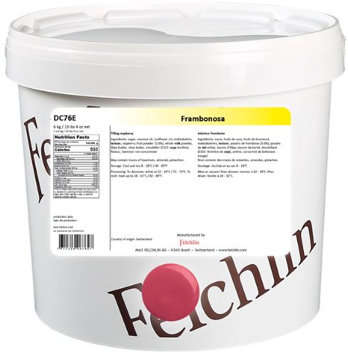 Felchlin, Frambonosa, hallonfyllning (6 kg)