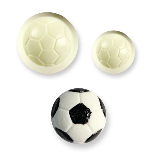 Plastutstickare, Pop It, fotboll, d: 46 mm, d: 31 mm, set om 2 st