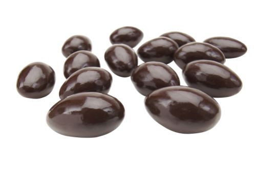 Chokladdragerade mandlar, mörk choklad med havssalt (3,8 kg)