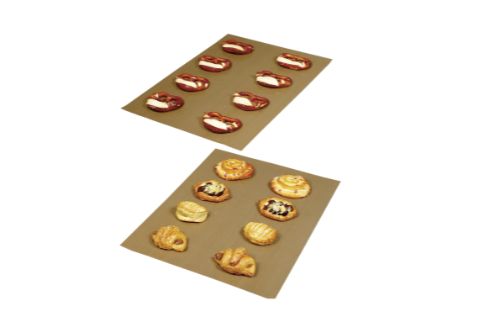 Bakfolie av PTFE-belagt glasfibertyg - 120 g/m², 600 x 800 mm