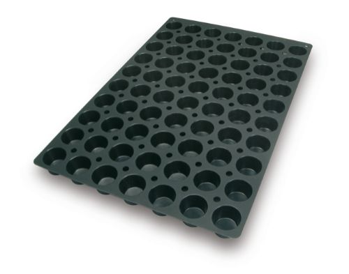 Bakformar i silikon, 400 × 600 mm – Muffin Mini, 70 x 40 ml