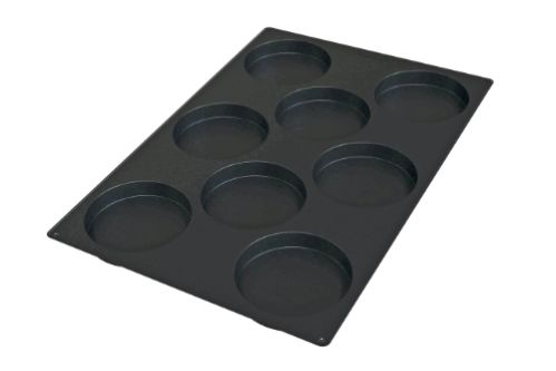 Bakformar i silikon, 400 × 600 mm – Sockerkaka, 8 x 382 ml