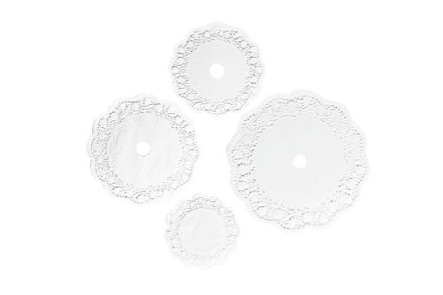 Set med tårtpapper för tårtfat, 4×100 st,  Ø 200 / Ø 260 / Ø 320  / Ø 400mm, 1 set