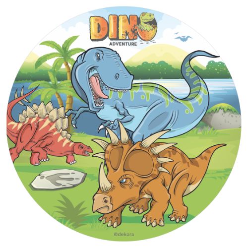 Oblat, dinosaurier, d: 200 mm (6 st)