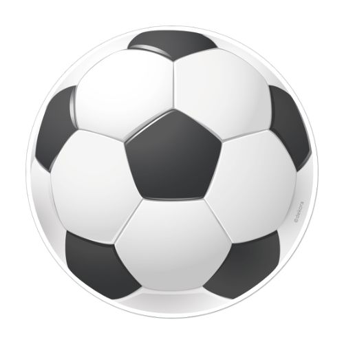 Oblat, fotboll, d: 200 mm (6 st)