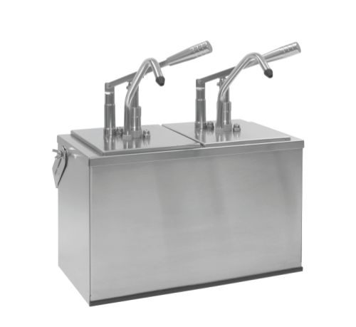 Såsdispenser med hävarm “Cool”, 2 x 3,0 l  -  425 x 185 x 375 mm