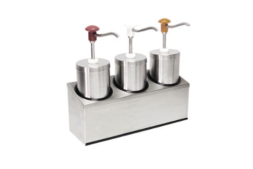 Pumpdispenser, 3x 2,25l - 442 x 147 x 378 mm