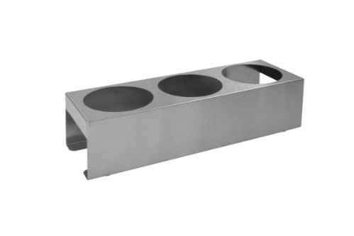 Ställ för pumpdispensers, 400 x 130 x 100 mm (Till rund)