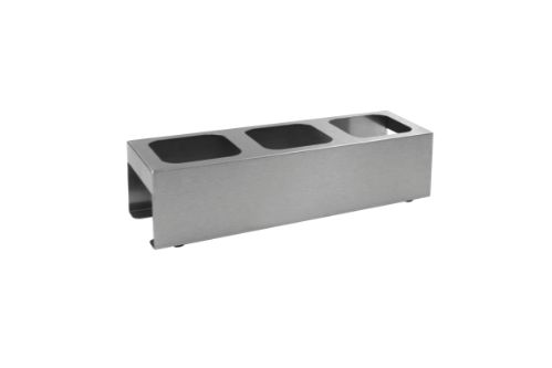 Ställ för pumpdispensers, 400 x 130 x 100 mm (Till fyrkantig)