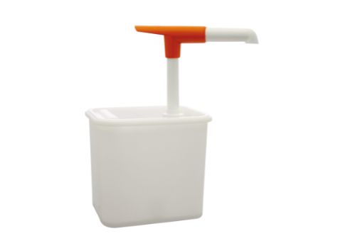 Pumpdispenser med plastlock, 2,0 l