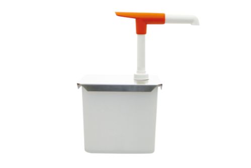Pumpdispenser med rostfritt lock, 2,0 l