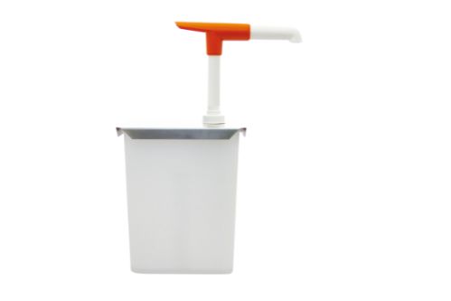 Pumpdispenser med rostfritt lock, 3,0 l
