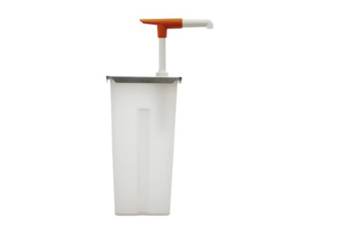 Pumpdispenser med rostfritt lock, 5,0 l