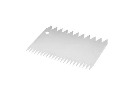 Skrapa i rostfritt stål, rektangulär, 110 x 75 mm