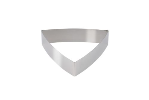 Dessert-/tartform, triangulär, välvd, 180 x 50 mm