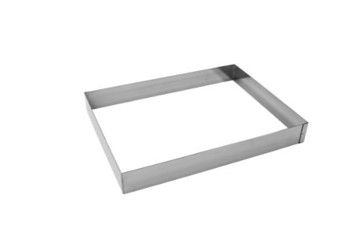 Tartform, rektangulär, 300 x 400 x 50 mm