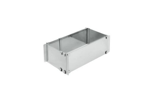 Tårtform, rektangulär, justerbar, 215 x 115 - 405 x 200 mm