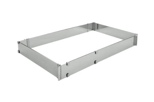 Tårtform, rektangulär, justerbar, 430 x 290 - 840 x 560 mm