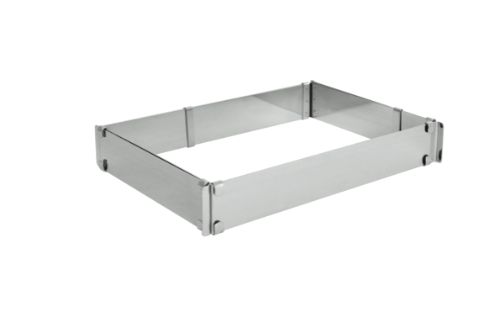 Tårtform, rektangulär, justerbar, 216 x 310 - 405 x 605 mm