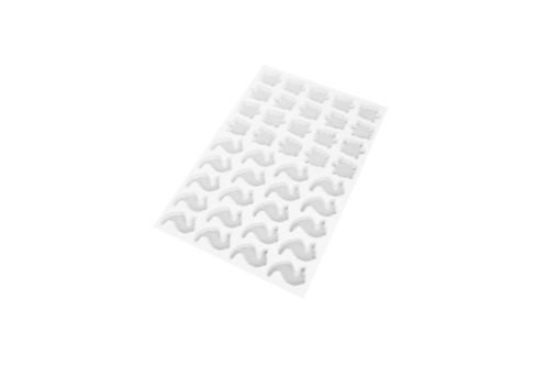 Utskärningsplåt nr. 16, sköldpadda / sjöhäst, 580 x 390 mm