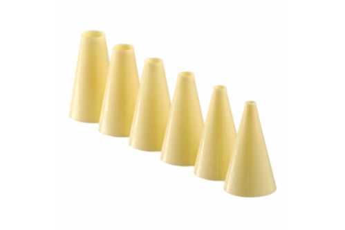 Set med slätta tyllar, Ø 5,7,9,11,13,15 mm, 1 set