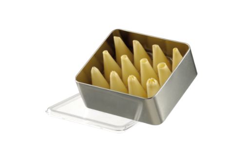 Set med blandade spritstyllar, 12 delar, PP, 4 stjärn-/4 hål-/4 dekorationsmunstycken, 1 set